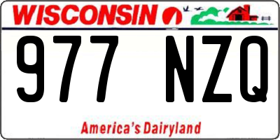 WI license plate 977NZQ
