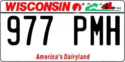 WI license plate 977PMH