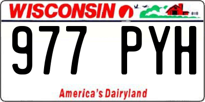 WI license plate 977PYH