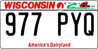 WI license plate 977PYQ