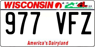 WI license plate 977VFZ