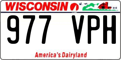 WI license plate 977VPH