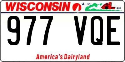 WI license plate 977VQE