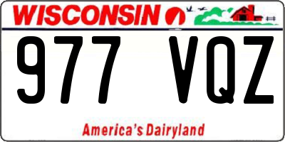 WI license plate 977VQZ