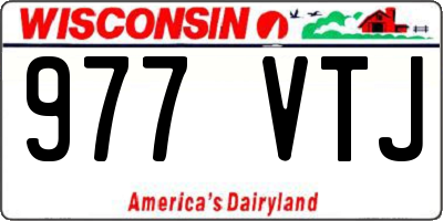 WI license plate 977VTJ