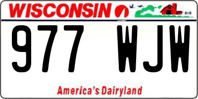 WI license plate 977WJW