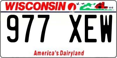 WI license plate 977XEW
