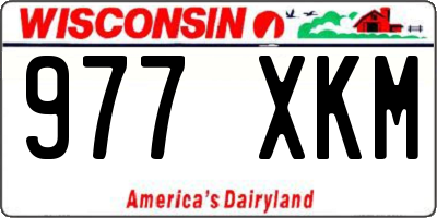 WI license plate 977XKM