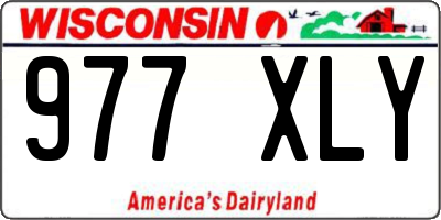 WI license plate 977XLY