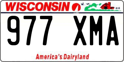WI license plate 977XMA