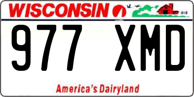 WI license plate 977XMD