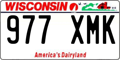 WI license plate 977XMK