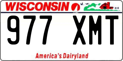 WI license plate 977XMT