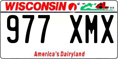 WI license plate 977XMX