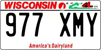 WI license plate 977XMY