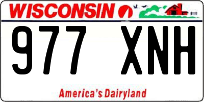 WI license plate 977XNH