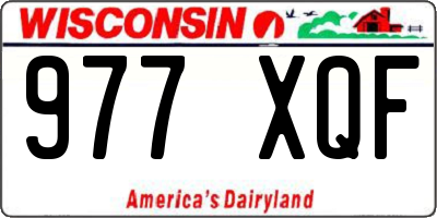 WI license plate 977XQF