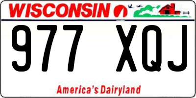 WI license plate 977XQJ