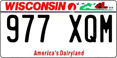 WI license plate 977XQM