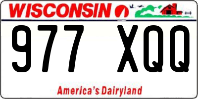 WI license plate 977XQQ