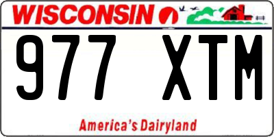 WI license plate 977XTM