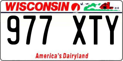 WI license plate 977XTY