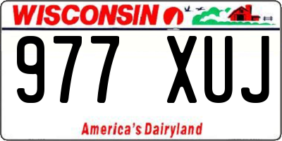WI license plate 977XUJ