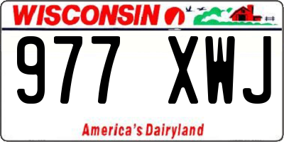 WI license plate 977XWJ