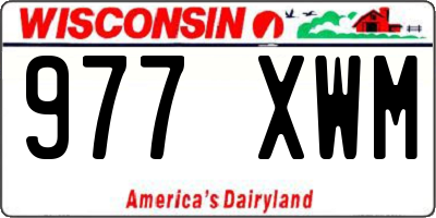 WI license plate 977XWM