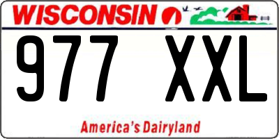 WI license plate 977XXL