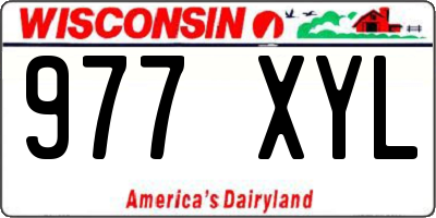 WI license plate 977XYL