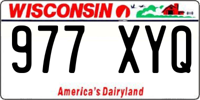 WI license plate 977XYQ