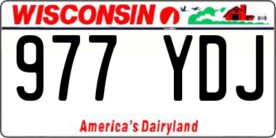 WI license plate 977YDJ