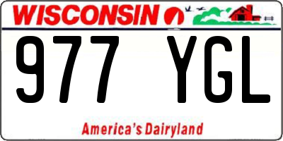 WI license plate 977YGL