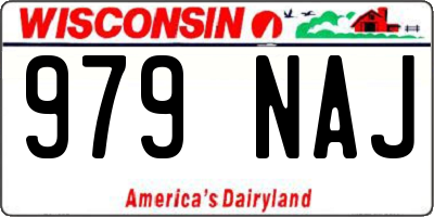 WI license plate 979NAJ