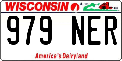 WI license plate 979NER