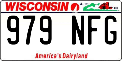 WI license plate 979NFG