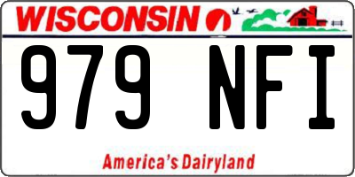 WI license plate 979NFI