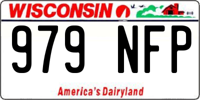WI license plate 979NFP
