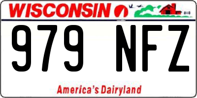 WI license plate 979NFZ
