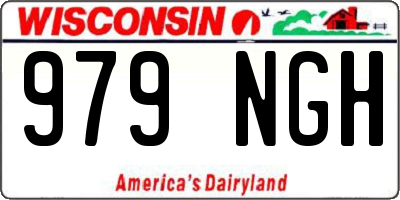 WI license plate 979NGH