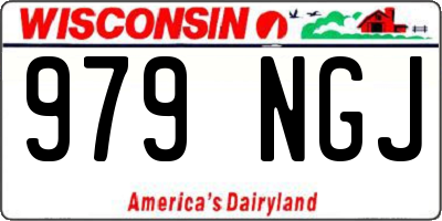 WI license plate 979NGJ