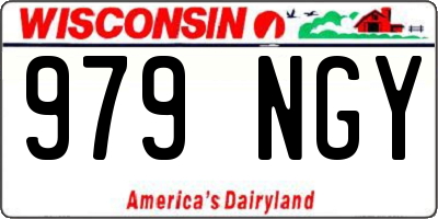 WI license plate 979NGY
