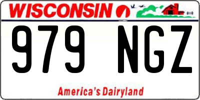 WI license plate 979NGZ