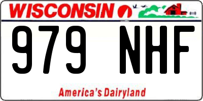 WI license plate 979NHF