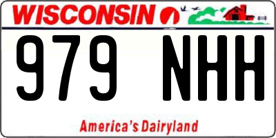 WI license plate 979NHH