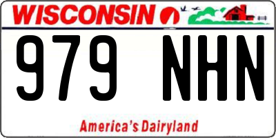 WI license plate 979NHN