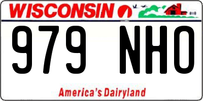 WI license plate 979NHO