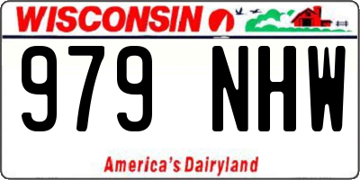 WI license plate 979NHW