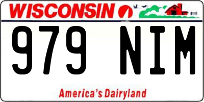 WI license plate 979NIM